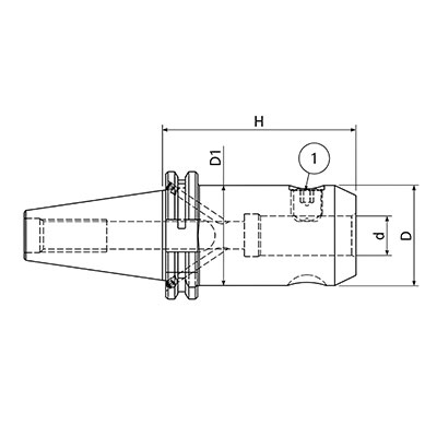 Pagnoni SK Weldon End Mill Holders with Coolant Channels