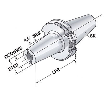 Kemmler 3° Slim Shrink Fit Chucks