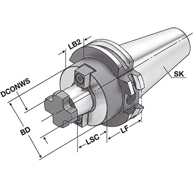 Kemmler SK Face Mill Holders (DIN 6357)